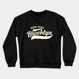 Vintage New York Brooklyn ,Vintage  Brooklyn Schriftzug, Vintage Brooklyn Logo Crewneck Sweatshirt